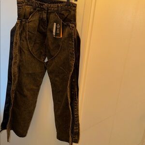 H&M Lorena Saravia washed denim jeans